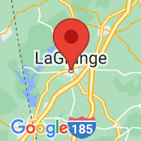 Map of Lagrange, GA US
